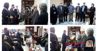 دیدار انجمن خوشنویسان شاهین شهر با فرماندار