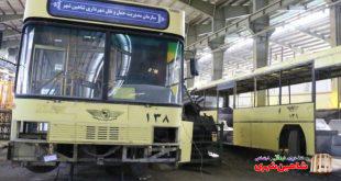 بازسازی 10 اتوبوس در شاهین شهر