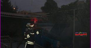 آتش سوزی ناشی از انفجار خودرو در خیابان ایثارگران شاهین شهر مهار شد