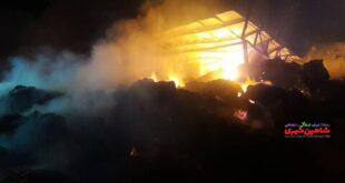 آتش سوزی کارخانه منتهی به مصدومیت ده نفر در شاهین شهر شد