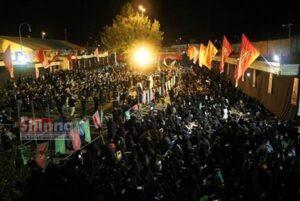 گردهمایی شاهین شهری ها در شب تاسوعا