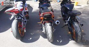 توقیف موتورسیکلت قاچاق در شاهین شهر + توقیف موتور سنگین