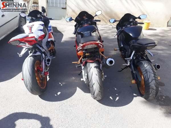 توقیف موتورسیکلت قاچاق در شاهین شهر + توقیف موتور سنگین