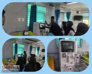 نصب 4 دستگاه همودیالیز تولید داخل کشور در بیمارستان گلدیس شاهین شهر
