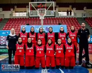 نائب قهرمانی دختران زیر 16سال بسکتبال ایران در آسیا