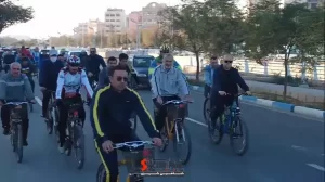 هم رکابی مردم و مسئولین ( همایش دوچرخه سواری ) به مناسبت هفته فرهنگی شاهین شهر | 1402