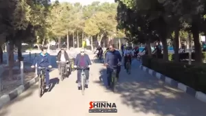 هم رکابی مردم و مسئولین ( همایش دوچرخه سواری ) به مناسبت هفته فرهنگی شاهین شهر | 1402