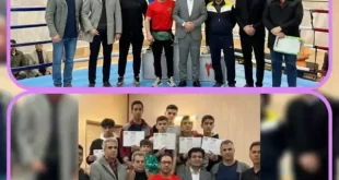 کسب 6 مدال مسابقات بوکس استان اصفهان توسط بوکسورهای شاهین شهری