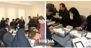 مانور برگزاری انتخابات 1402 در شاهین شهر اجرا شد