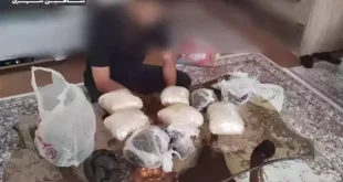 دستگیری عامل فروش و کشف ۹ کیلوگرم تریاک توسط پلیس در یکی از محلات شاهین شهر