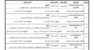 مشخصات موکب های شهرستان شاهین شهر در عراق در ایام اربعین 1403