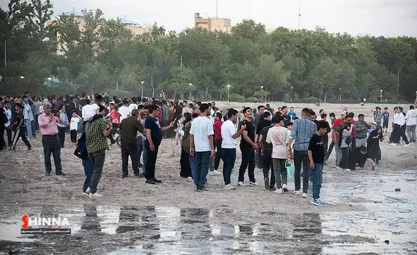 تر شدن پیکر خشک اصفهان بعد از تحمل جنگی سخت | خوشحالی اصفهانیها از بازگشایی زایندهرود