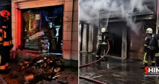 مهار آتش‌سوزی انبار یک مغازه در گرگاب شاهین شهر با اقدام سریع آتش‌نشانان