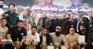 شاهین‌شهر پس از یک دهه قهرمان پرورش اندام استان اصفهان شد